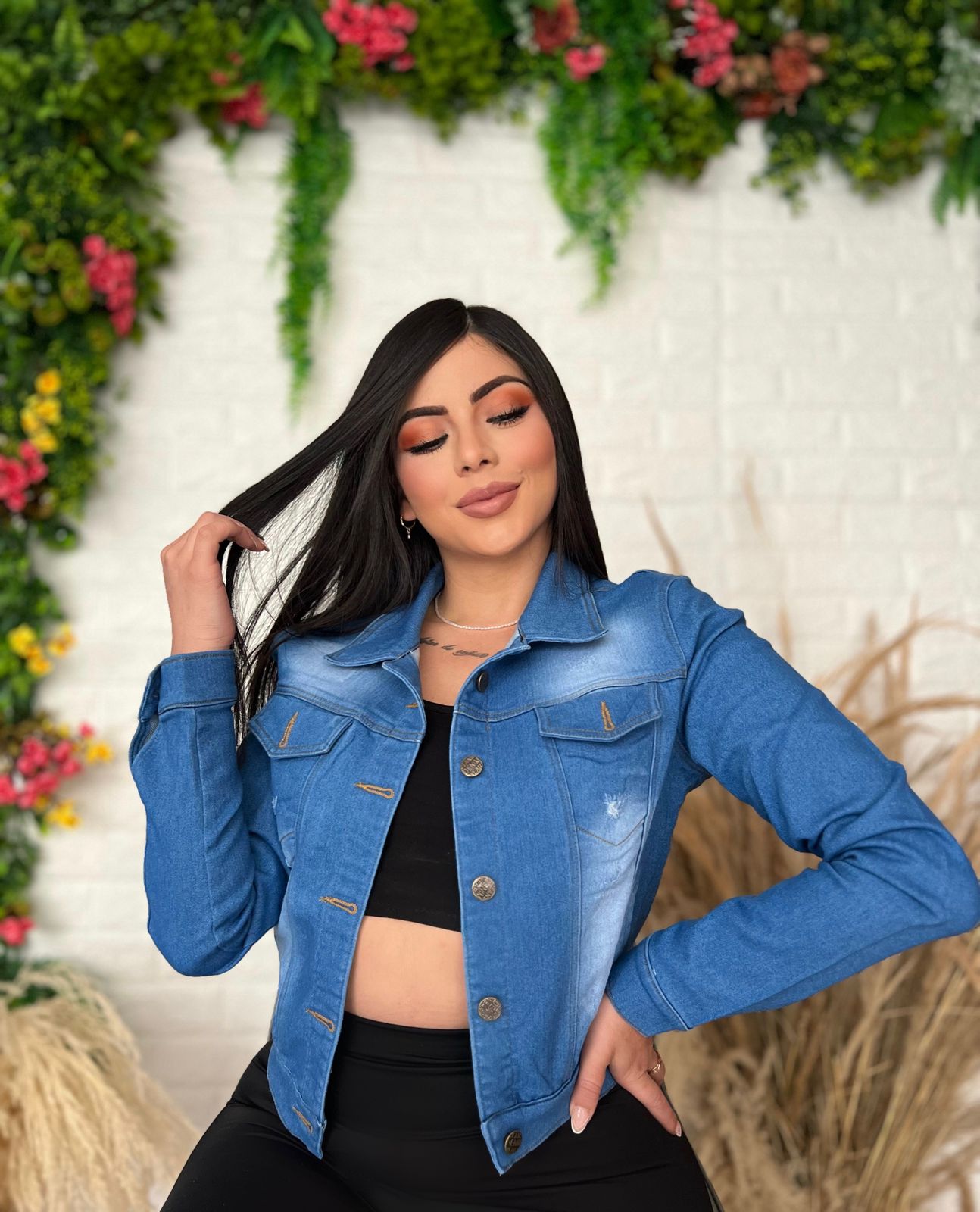 Chaqueta Jeans Clasica Licrada T22B