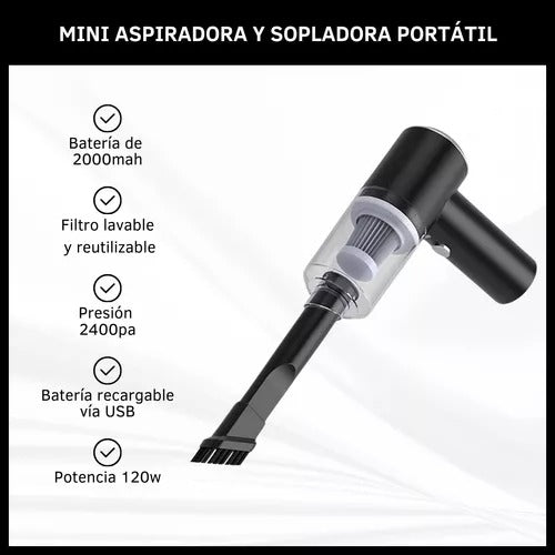 Mini Aspiradora Potente