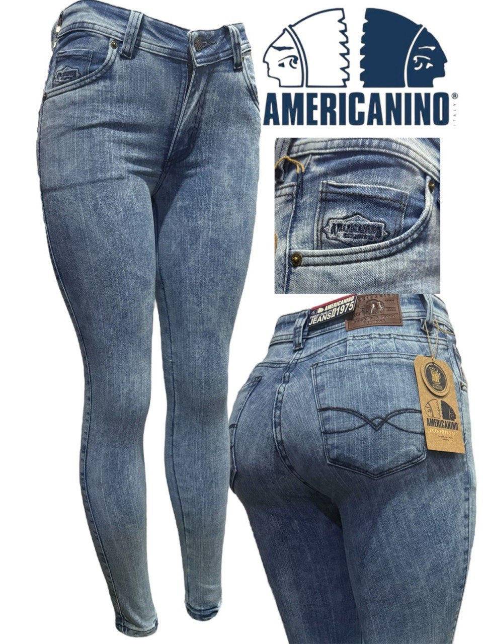 Jeans Marcas AA Americanino Mujer H2B