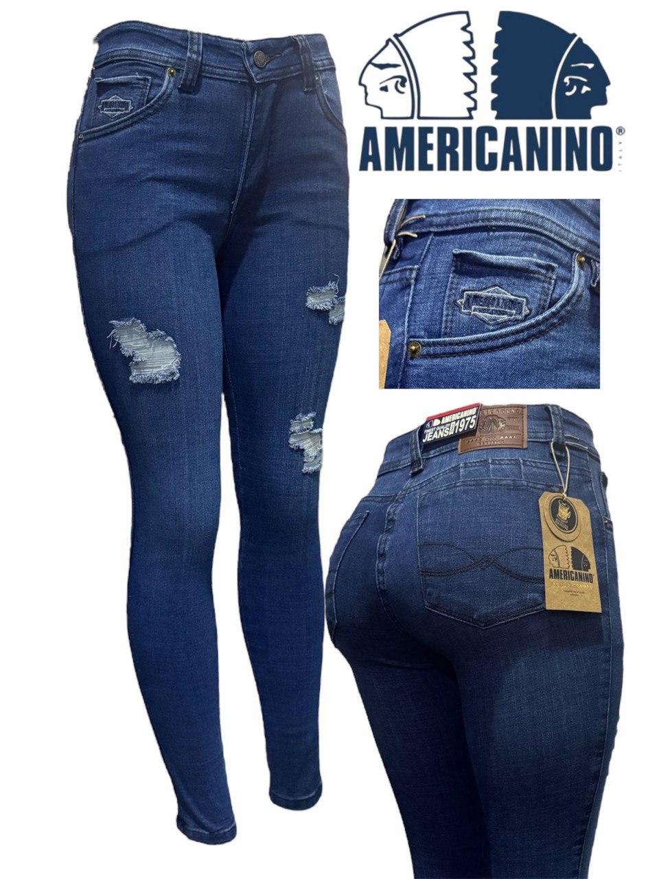 Jeans Marcas AA Americanino Mujer H2B