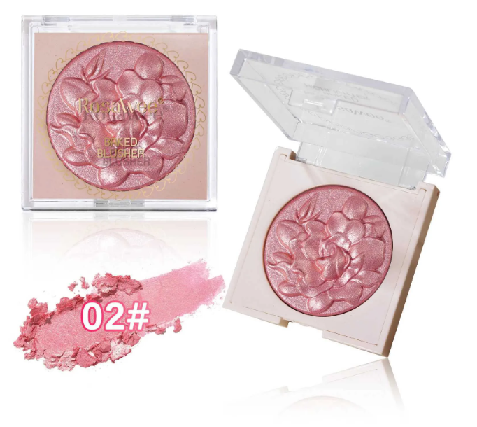 Rubor Rosa Perlado Glow Premium 6 tonos